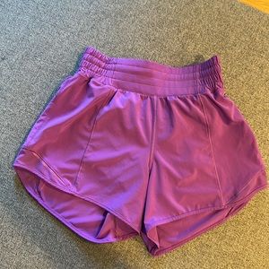 Lululemon size 4 Hotty Hot shorts in atomic purple
